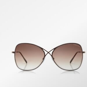 Tom Ford Brown Gradient Sunglasses